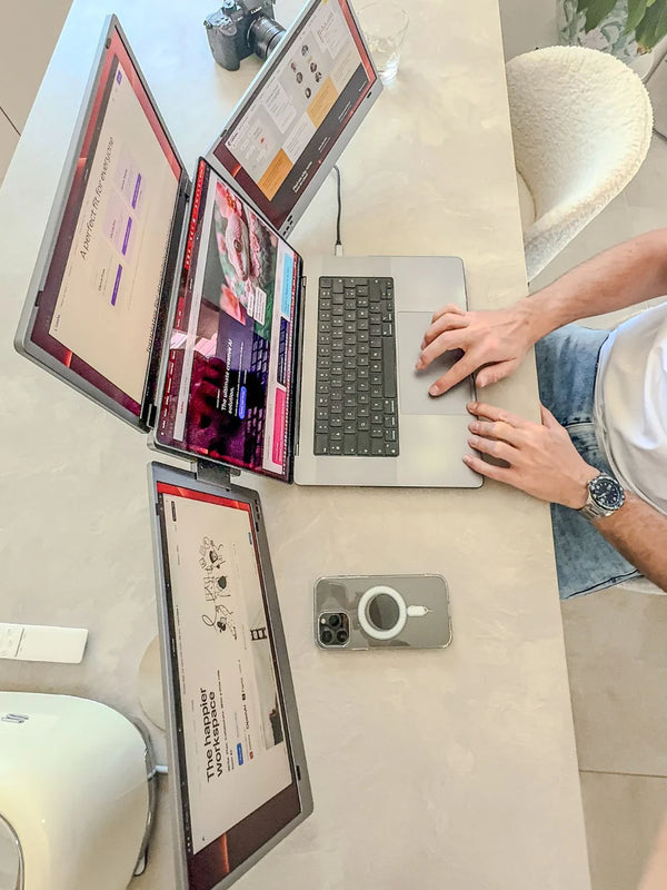 Use 4 screens simultaneously.