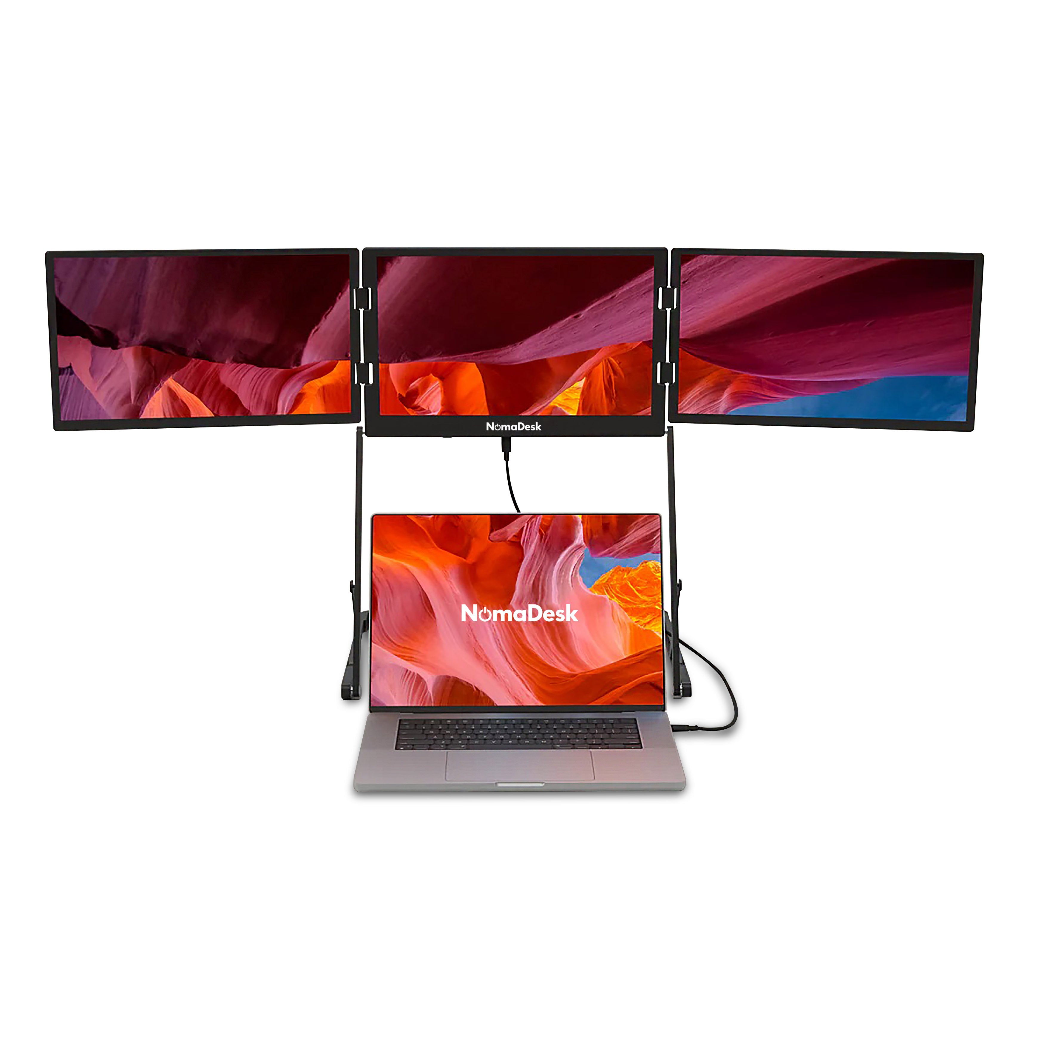 TriScreen Laptop Workstation